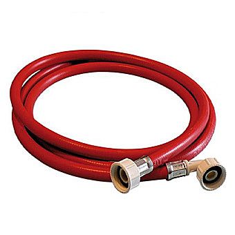 Red Washing Machine Inlet Hose 3/4 Inch 2.5m