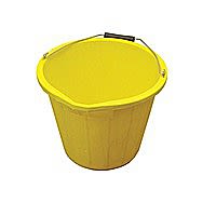 15 Litre Yellow Builders Bucket