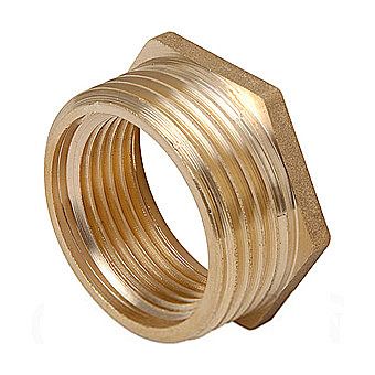 Hexagon Brass Bush 3/4 Inch x 1/2 Inch