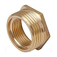 Hexagon Brass Bush 1/2 Inch x 1/4 Inch