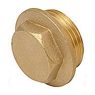 Compression Brass Plug 1/2 Inch Threaded