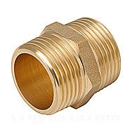 Straight Brass Nipple 1/2 Inch Threaded