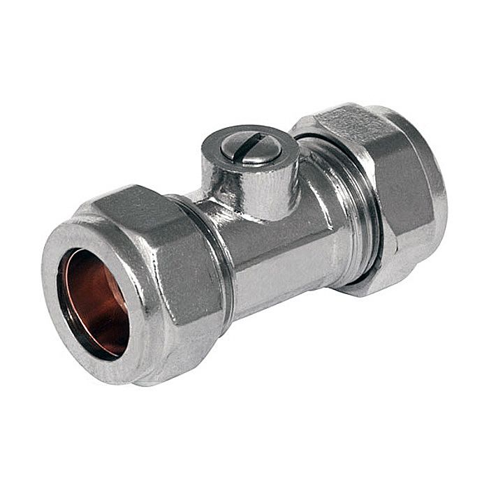 15mm Chrome Ball Fix Valve Ray Grahams DIY Store