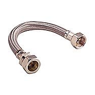 Compression Flexible Tap Connector 15mm x 1/2 Inch 300mm