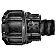 Philmac Alkathene Male End Connector 3/4 x 3/4 Inch BSP - 9232