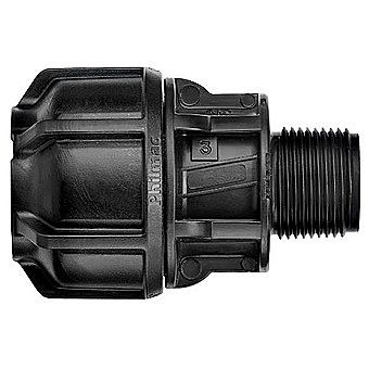 Philmac Alkathene Male End Connector 25mm x 1/2 Inch BSP - 9231