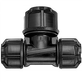 Philmac Alkathene Reducing Tee Connector 3/4 x 1 Inch - 9334
