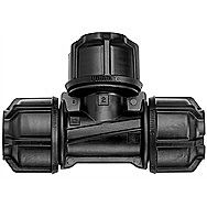 Philmac Alkathene Equal Tee Connector 32mm or 1 Inch - 9344