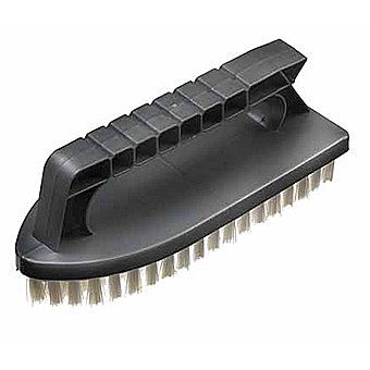 Plastic Iron Shaped PVC Bristles Hand Brush