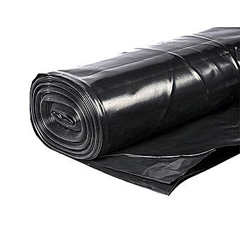 Builders Black Polythene 250 Micron 4 x 25 Metres