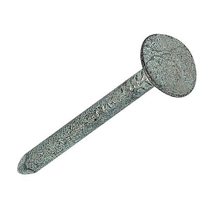 thumbnail image 2 of 100 X 40mm (1 1/2 Inch) Galvanised Clout Nails For Felt, Shed Roof Repair (Pack Of 100) 2 of 6