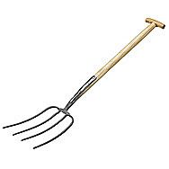 Allgrip Manure Fork With Wooden T Handle