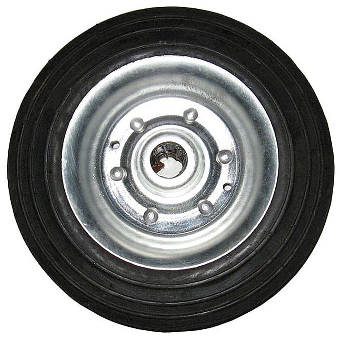 Steel Hub Wheel With Solid Rubber Tyre 1 Inch Ray Grahams DIY Store