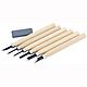 Draper 31777 Wood Carving Set &amp; Sharpening Stone 7 Piece