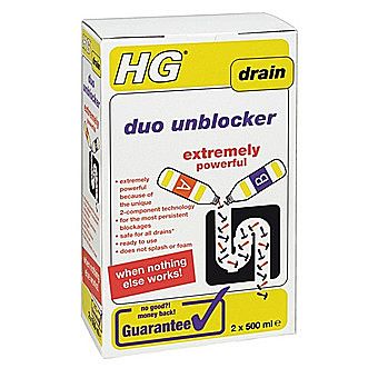 HG Extreme Duo Drain Unblocker 2 x 500ml