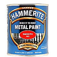 Hammerite Direct To Rust Metal Paint Smooth Red
