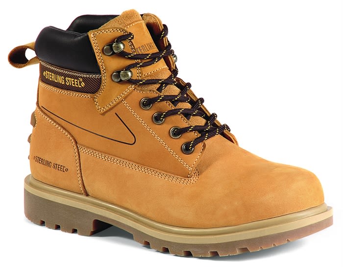 Sterling SS802SM Safety Beige Boots With Steel Midsole - Ray Grahams ...