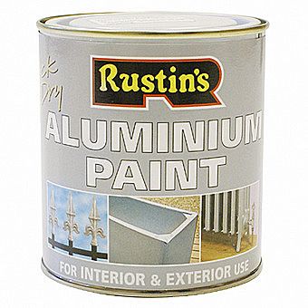 Rustins Quick Drying Aluminium Paint 0.5 Litre