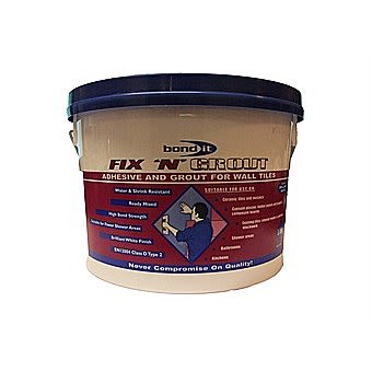 Bond It Fix N Grout tile Adhesive And Grout 3.75 Kilo