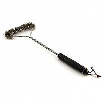 Outback BBQ 18 Inch Twist Wire Barbecue Brush With Plastic Handle