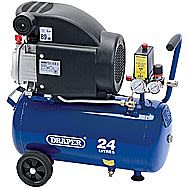 Draper 24980 24 Litre 240 Volt 1.5kW Air Compressor