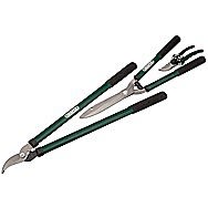 Draper 28210 3 Piece Garden Lopper, Shears And Secateur Set