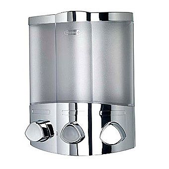 Croydex Trio Chrome Finish Euro Soap Dispenser