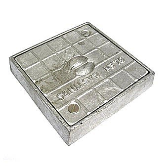 Square Alloy Seal Plate 150 x 150mm