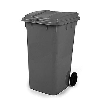 Black / Grey Wheelie Bin 240 Litre
