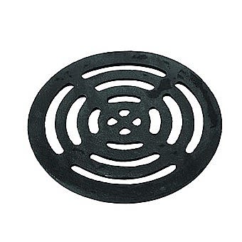 Round Black Inspection Hole Grate 14 Inch