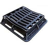 Hinged Dish Gully Grate 300 x 300 mm
