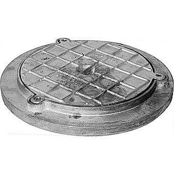 Round Galvanised Alloy Inspection Cover 340 mm