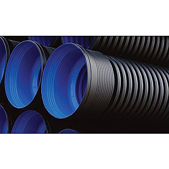 Polypipe Industrial Twinwall Perforated Ridgidrain 150mm x 6 Metres