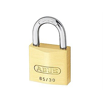 Abus 65/30 30mm Brass Padlock