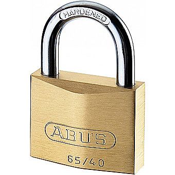 Abus 65/40 40mm Keyed Alike Brass Padlocks 2pk