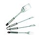 Landmann 3 Piece Barbecue Tool Set Turner, Tongs &amp; Fork BBQ Set