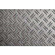 Aluminium Chequer Plate Tread Board 1 x 0.5 Metre