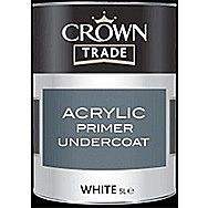 Crown Trade Acrylic Primer Undercoat White 1 Litre