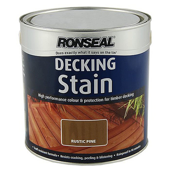 Ronseal Rustic Pine Decking Stain 2.5 Litres Ray Grahams DIY Store
