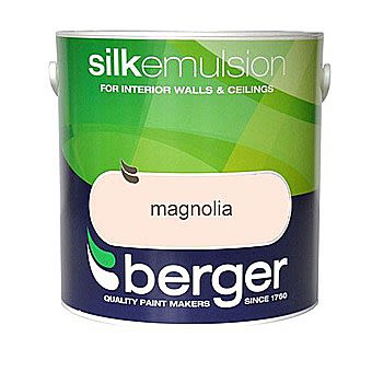 Berger Silk Magnolia Emulsion Paint 10L