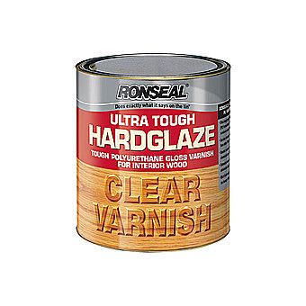 Ronseal Ultra Tough Hardglaze Clear Varnish 0.75 Litre