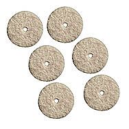 Dremel 414 Felt Polishing Wheels Pack of 6 - 2615041432