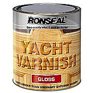 Ronseal Clear Gloss Yacht Varnish 0.25 Litres