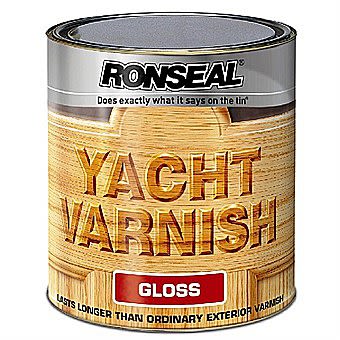 Ronseal Clear Gloss Yacht Varnish 1 Litre