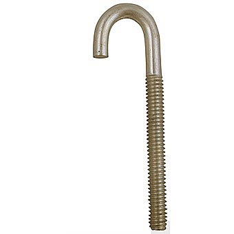 Zinc Plated J Hook Bolt M8 x 120mm