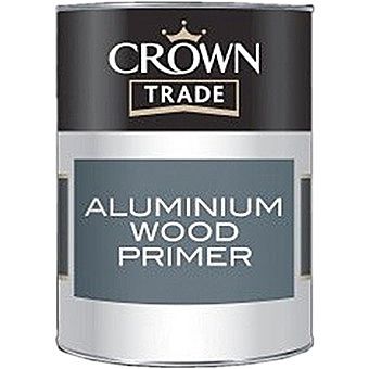 Crown Trade Aluminium Wood Primer- Grey 2.5 Litre