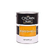 Crown Trade Eggshell Paint White 2.5 Litre