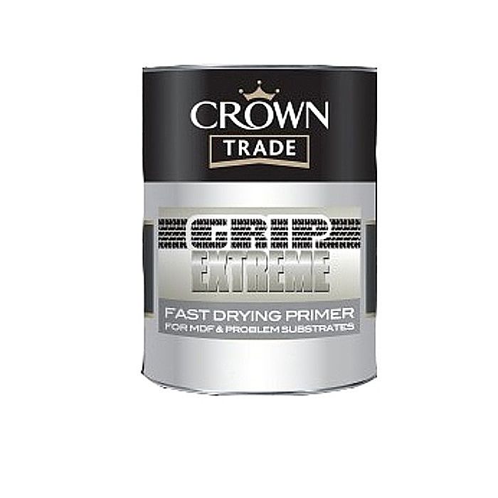 Crown Fast Drying MDF Primer In White 1 Litre Tin Ray Grahams DIY Store