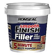 Ronseal 5 Minute Multi-purpose Fine Finish Smooth Filler 290ml