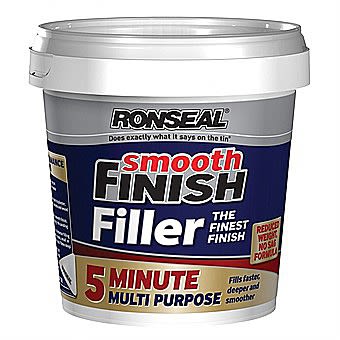 Ronseal 5 Minute Multi-purpose Fine Finish Smooth Filler 600ml